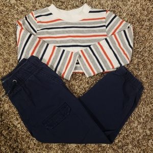 Blue and Orange outfit size 3